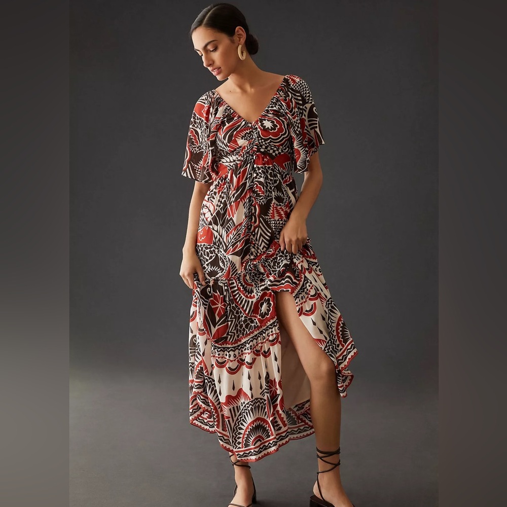 By Anthropologie | Tiered Maxi Dress
